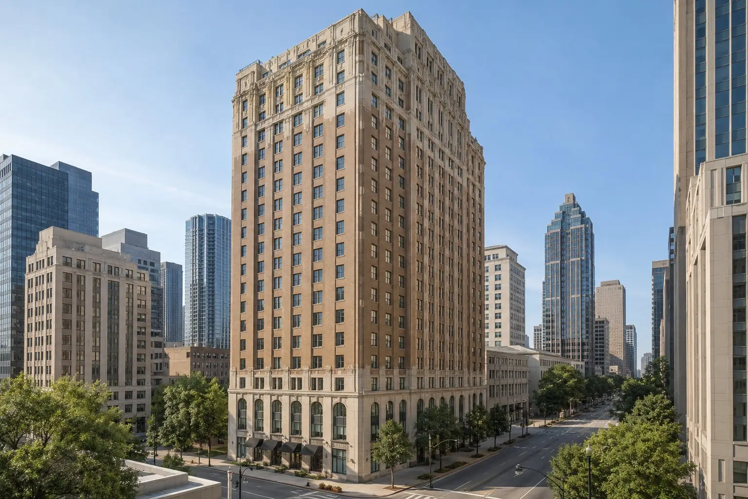 Architectural illustration of a data centre in Atlanta